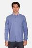 Blue&Cream Newman Combo Shirt Denim Slate with Lt Slate Collar - Thumbnail 1