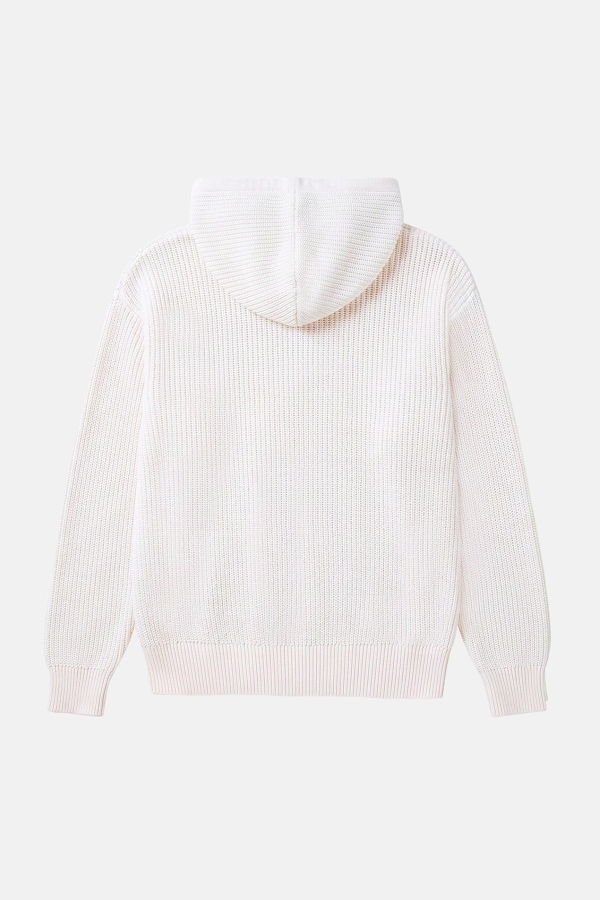 Blue&Cream Perry Ribbed Hoodie