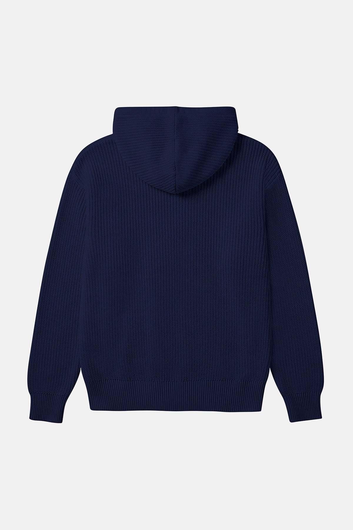 Blue&Cream Perry Ribbed Hoodie - Image 2 of 5