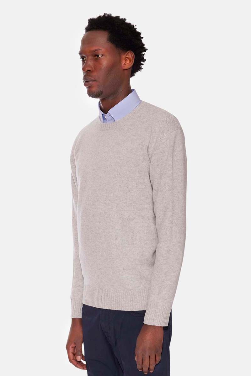 The Tile Club Winslow Crewneck - Light Grey