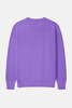 The Tile Club Winslow Oversized Cashmere Crew - Purple - Thumbnail 2