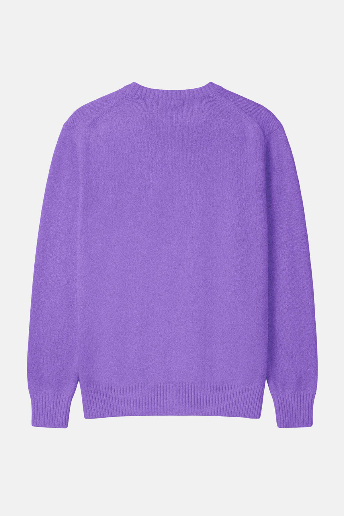 The Tile Club Winslow Oversized Cashmere Crew - Purple - Image 2 of 7