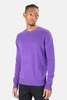 The Tile Club Winslow Oversized Cashmere Crew - Purple - Thumbnail 6