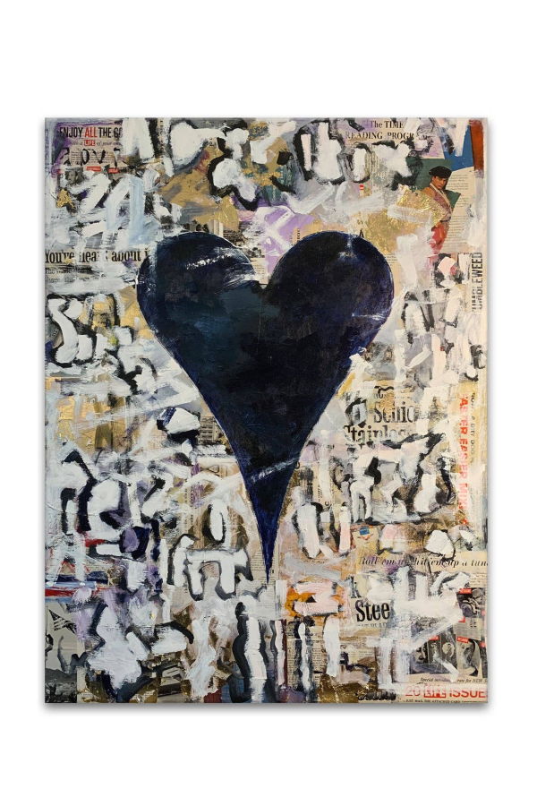 The Collective Park City 'Onyx' Wrapped Canvas Wall Art