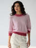 Autumn Cashmere Dip Dyed Raglan Sweater - Peppermint Combo - Thumbnail 1