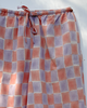 PO-EM Beachcomber Tie Cotton Pants in Sala Block-Print - Thumbnail 2