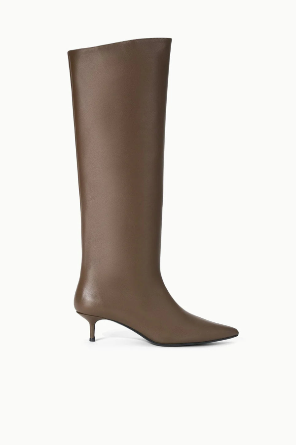 Staud Sebastian Kitten Heel Boot - Truffle