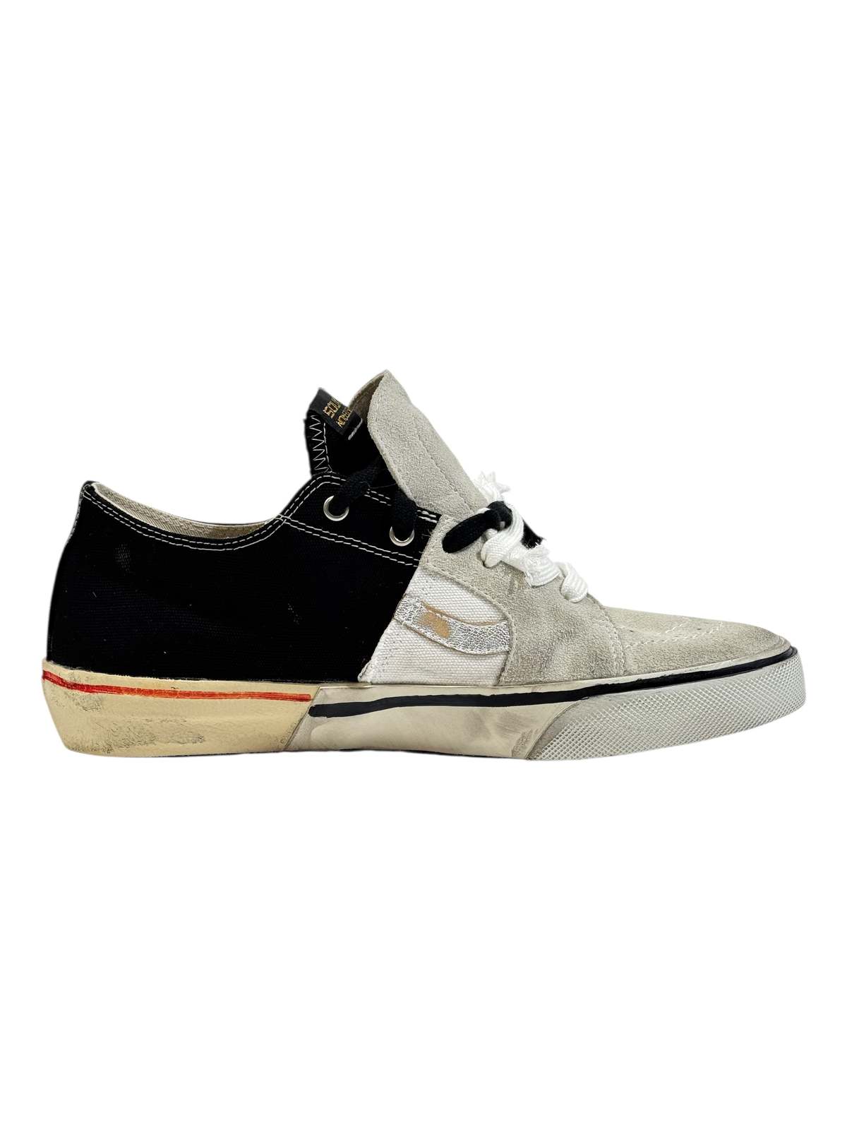 Souk Eye Carly Low Sneakers - Black & White - Image 3 of 5