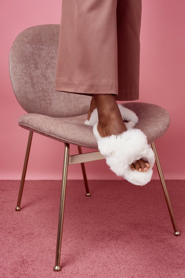 ariana bohling braided slide sandals