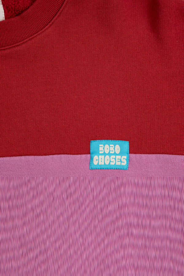 Bobo Choses Colour Block Sweatshirt - Red
