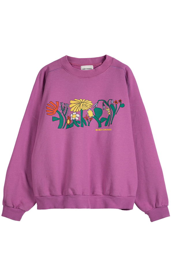 Bobo Choses Herbalist Print Sweatshirt - Purple