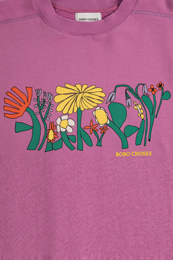 Bobo Choses Herbalist Print Sweatshirt - Purple