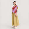 Bobo Choses V-Neck Multicolour Stripes Vest - Pink - Thumbnail 4
