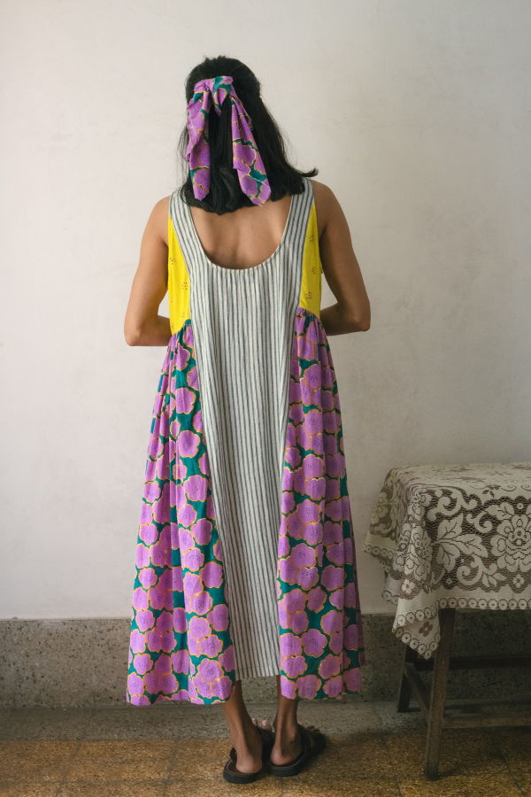 IKKIVI Blooming Patchwork Dress