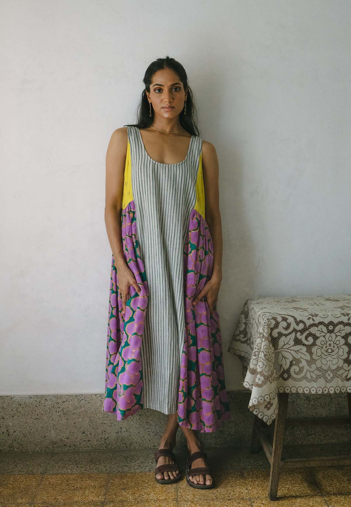 IKKIVI Blooming Patchwork Dress - Image 2 of 11