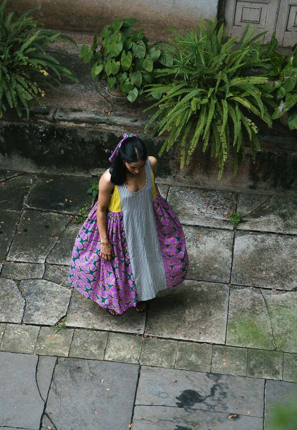 IKKIVI Blooming Patchwork Dress