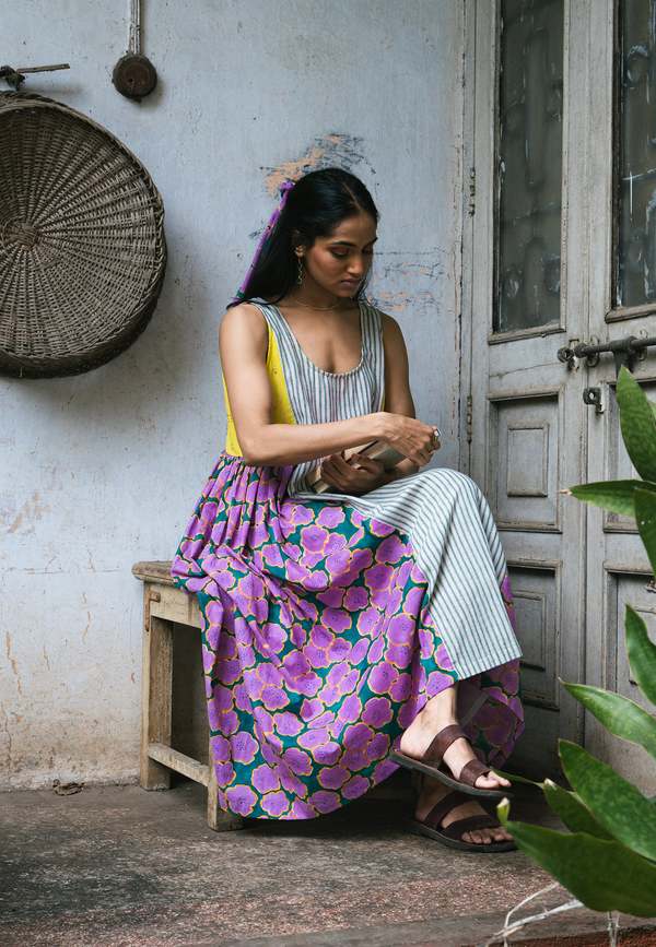 IKKIVI Blooming Patchwork Dress