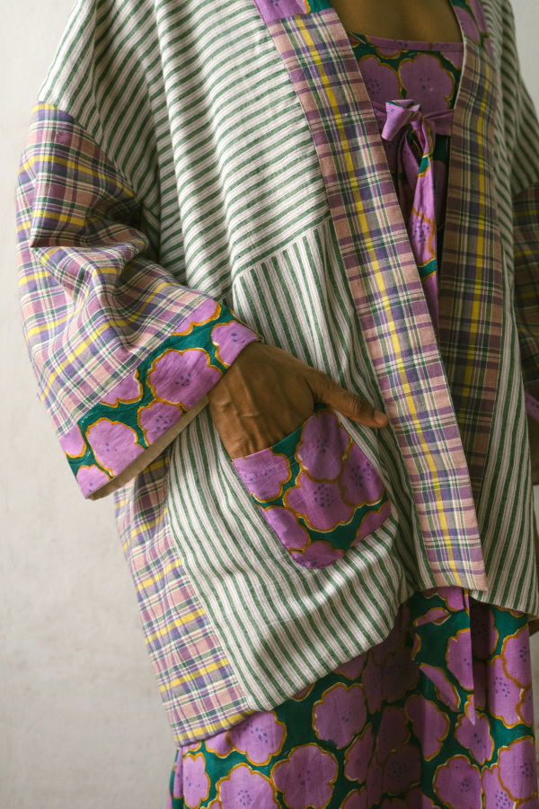 IKKIVI Blooming Reversible Overlay Jacket