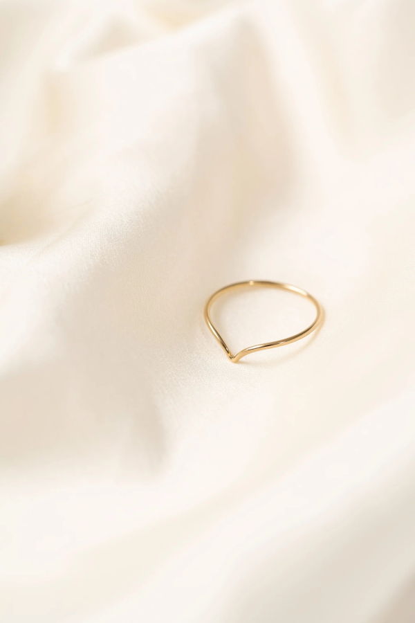 KALI & SUN Bague Chevron Ring - Gold