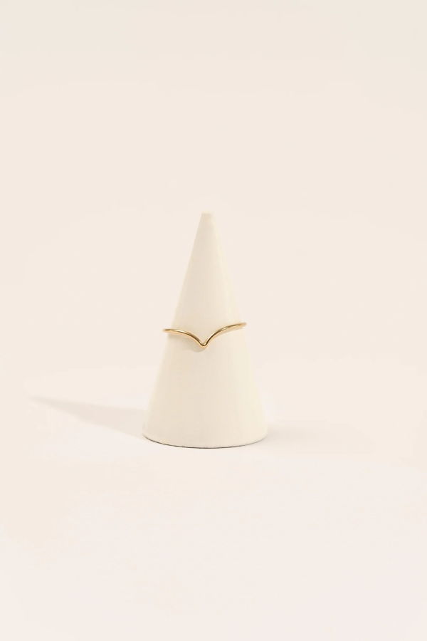KALI & SUN Bague Chevron Ring - Gold