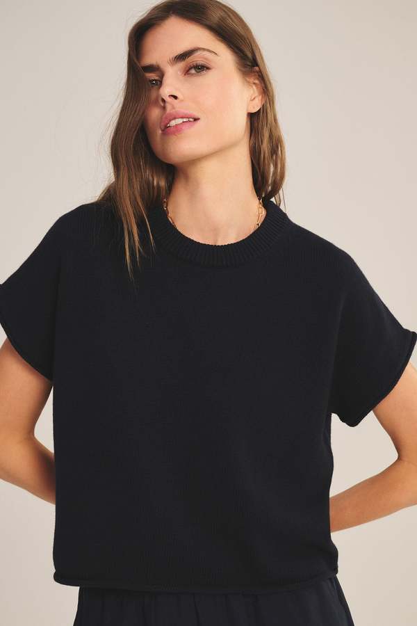 Velvet by Graham & Spencer Keeny Short Sleeve Sweater