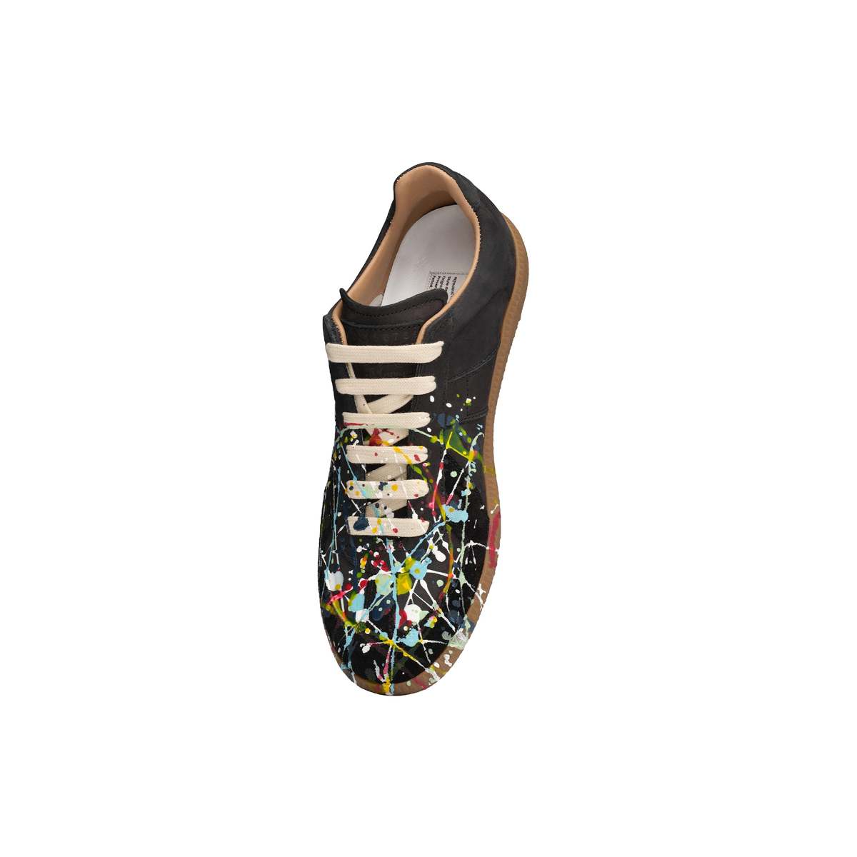 Maison Margiela Paint Replica Sneakers - Black - Image 3 of 3