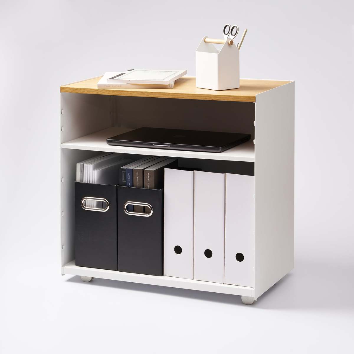 Yamazaki Home Mobile Hideaway Storage Cart - Image 1 of 17
