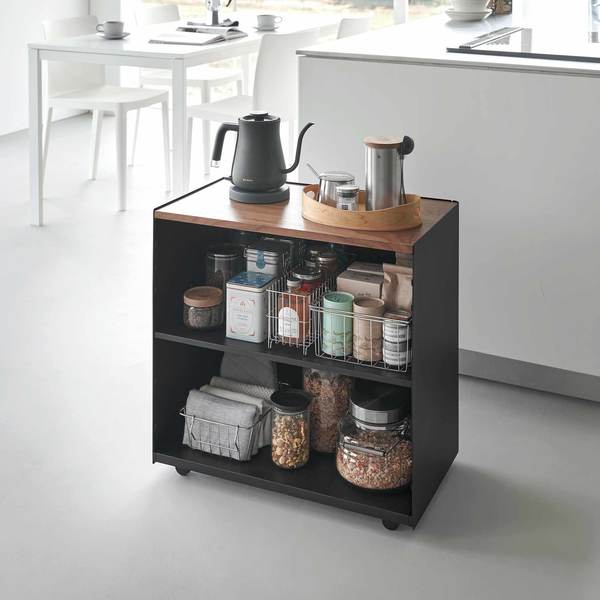 Yamazaki Home Mobile Hideaway Storage Cart
