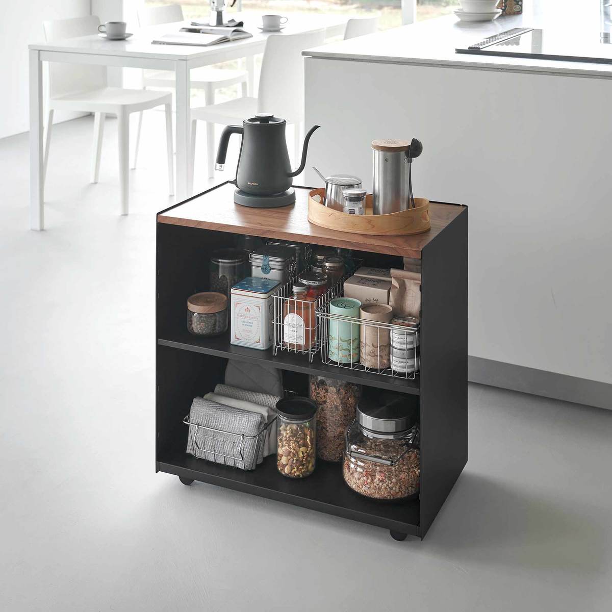 Yamazaki Home Mobile Hideaway Storage Cart - Image 10 of 17