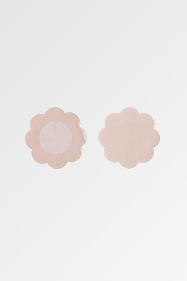 Bye Bra Satin Nipple Covers - Beige