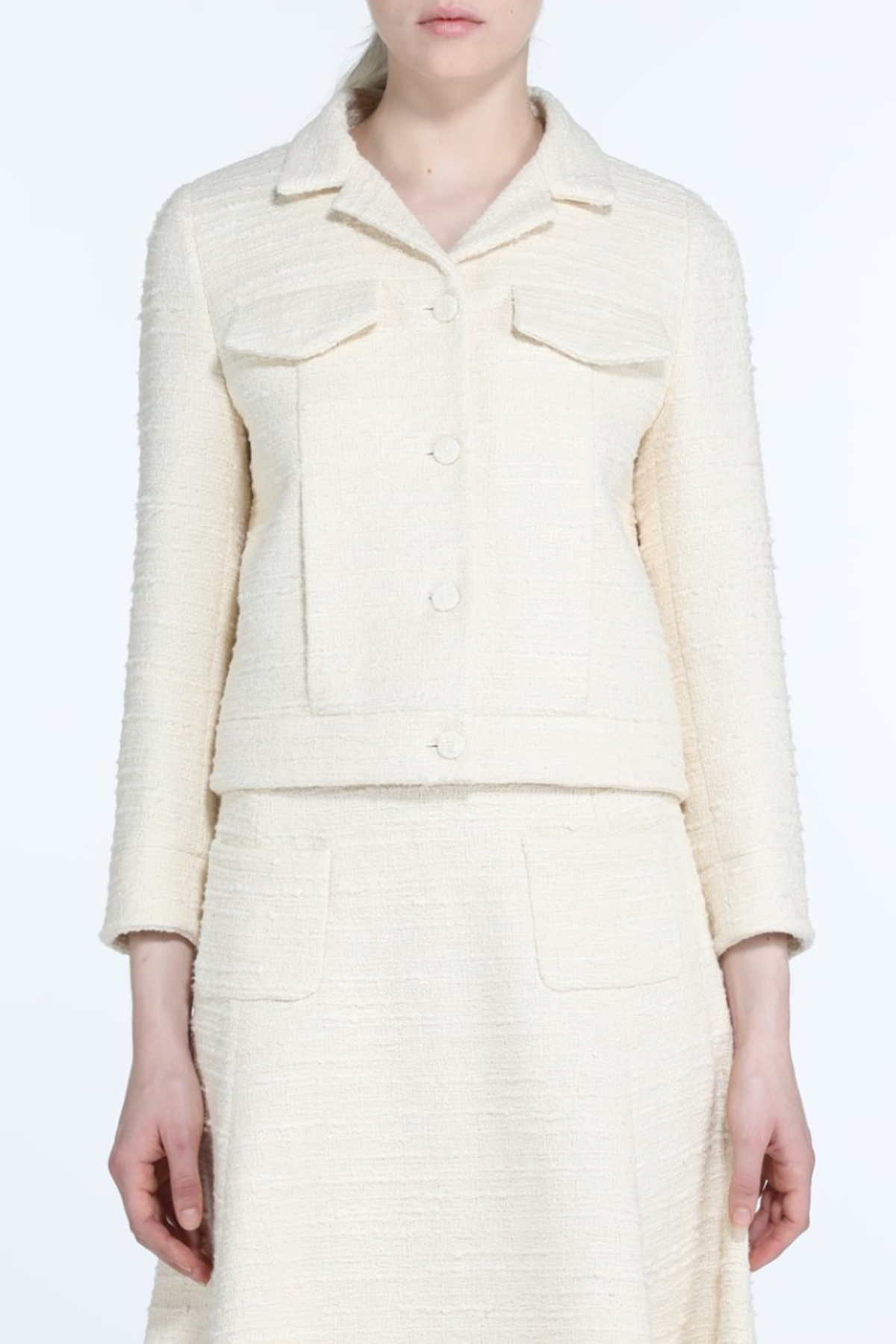 No21 Jacket - Cream - Image 1 of 4