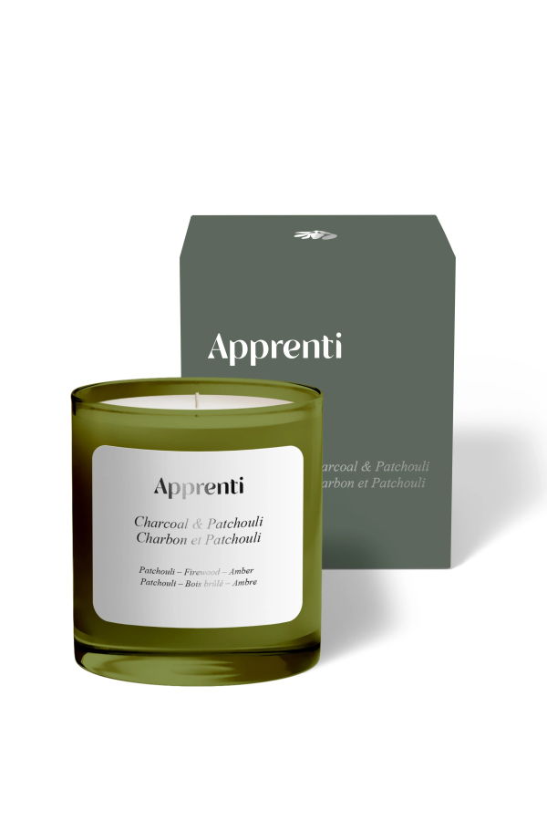 Apprenti Ôr'ganik Charbon et Patchouli Candle