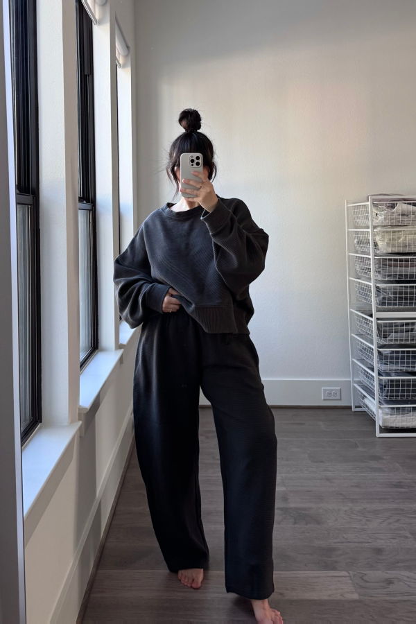 NA NIN Camden Rippled Cotton Curve Pant