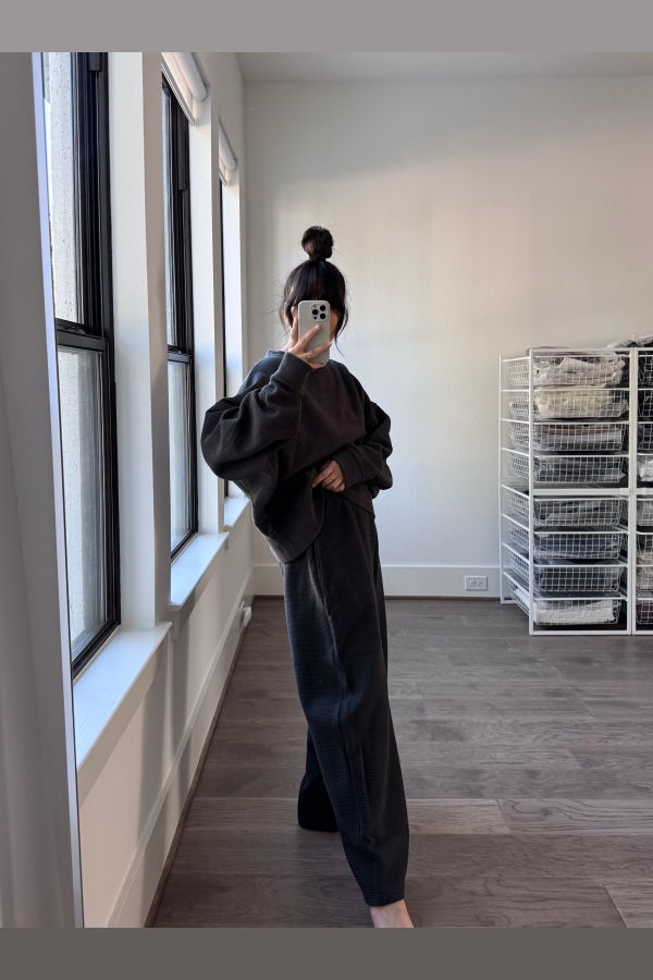 NA NIN Camden Rippled Cotton Curve Pant