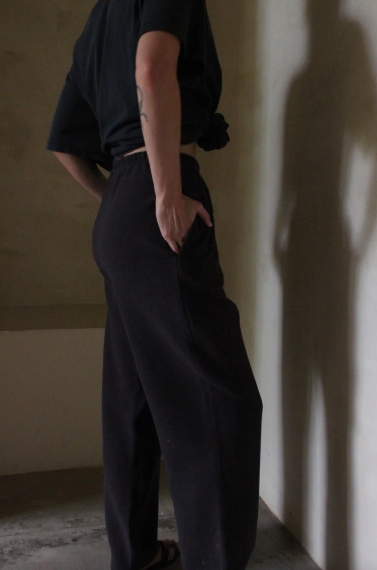 NA NIN Camden Rippled Cotton Curve Pant - Image 8 of 11