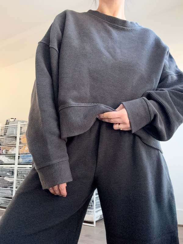 NA NIN Camden Rippled Cotton Curve Pant