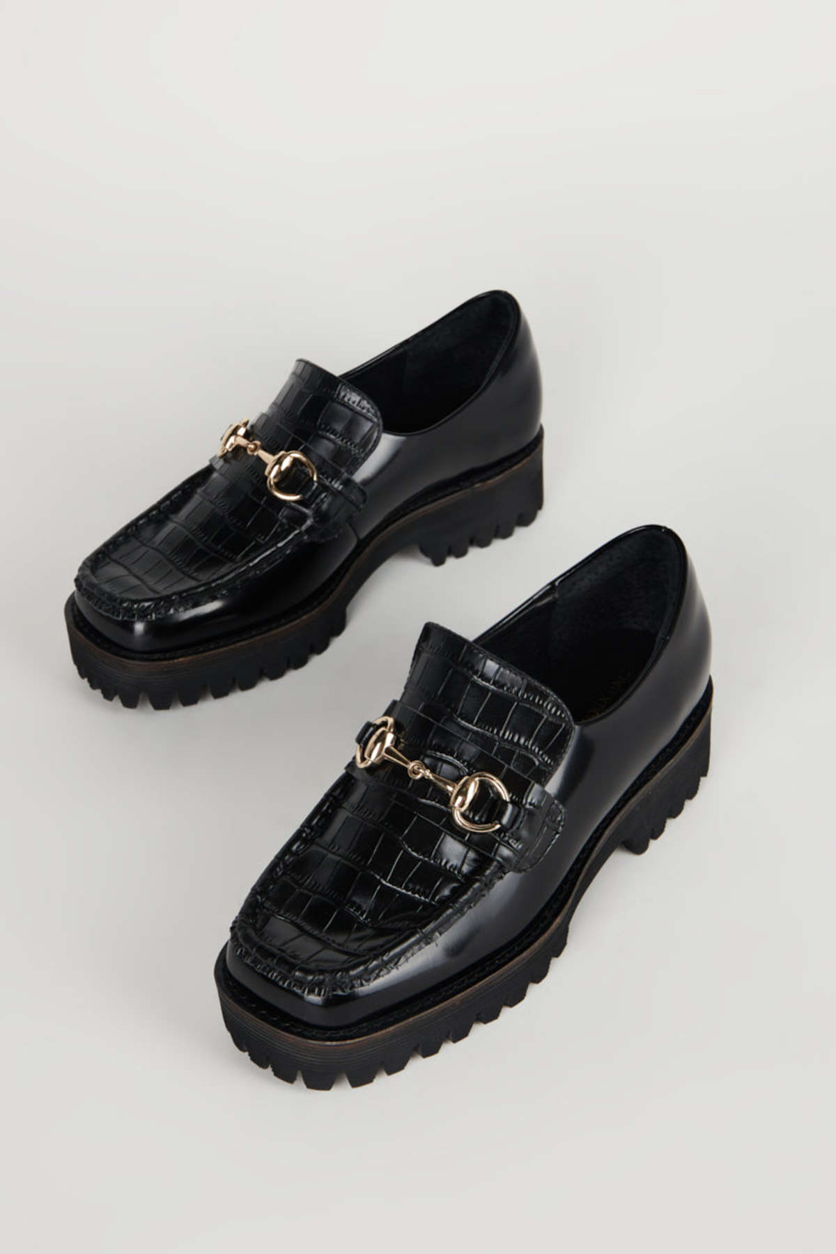 "INTENTIONALLY __________." HK-2 CROC LUG SOLE LOAFER - Multi - Image 1 of 12