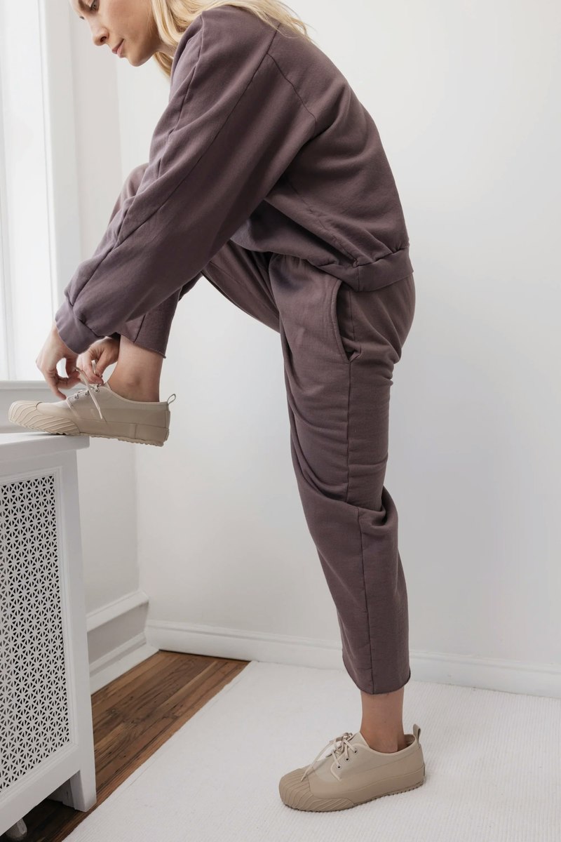 Wol Hide Easy Sweatpants - Mushroom