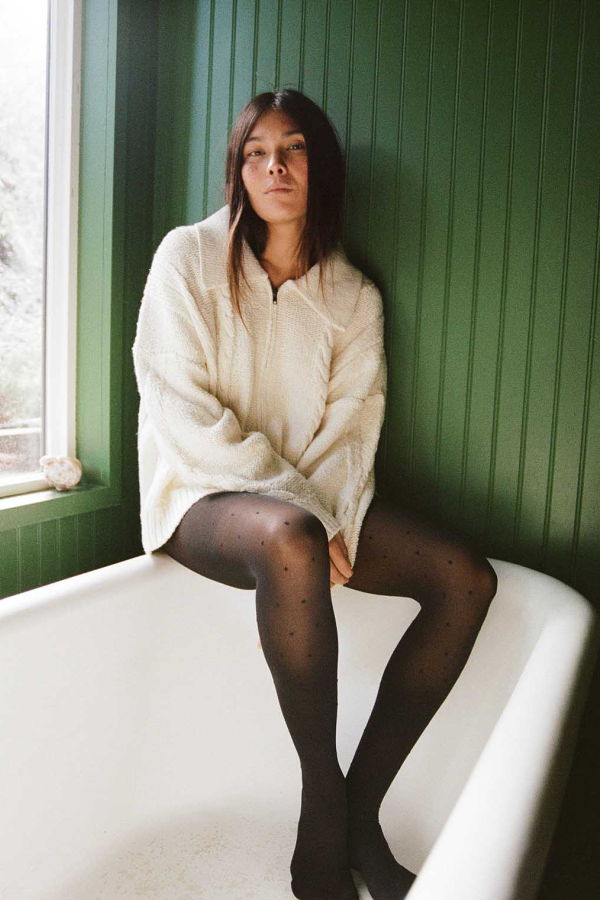 Noble Braided Knit Cardigan - Oat Milk