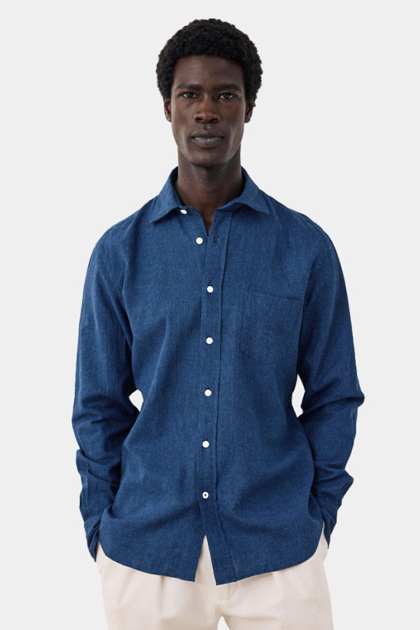 Hartford Paul Cotton Linen Shirt