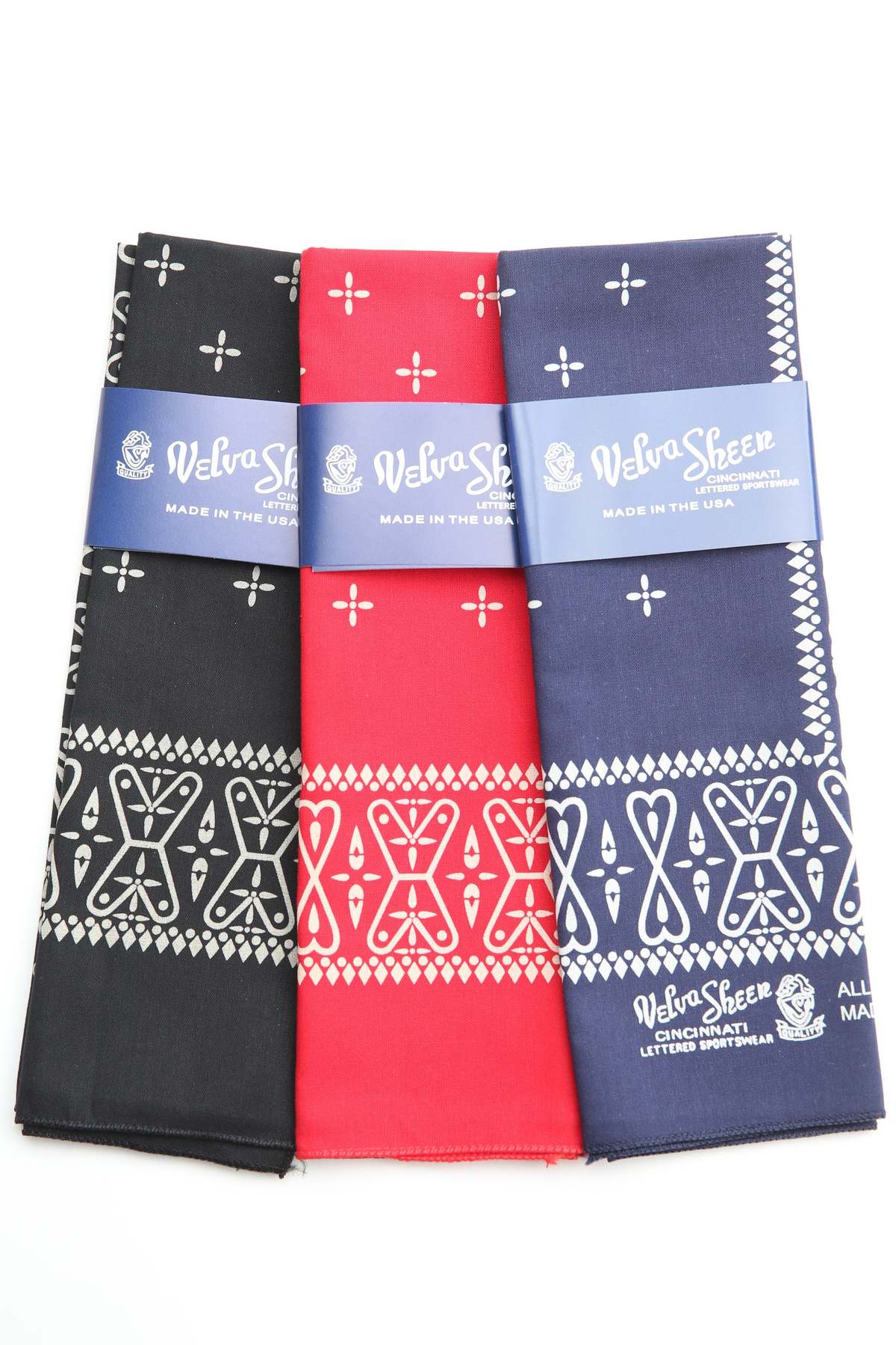 Velva Sheen Cross Bandana - Image 2 of 2