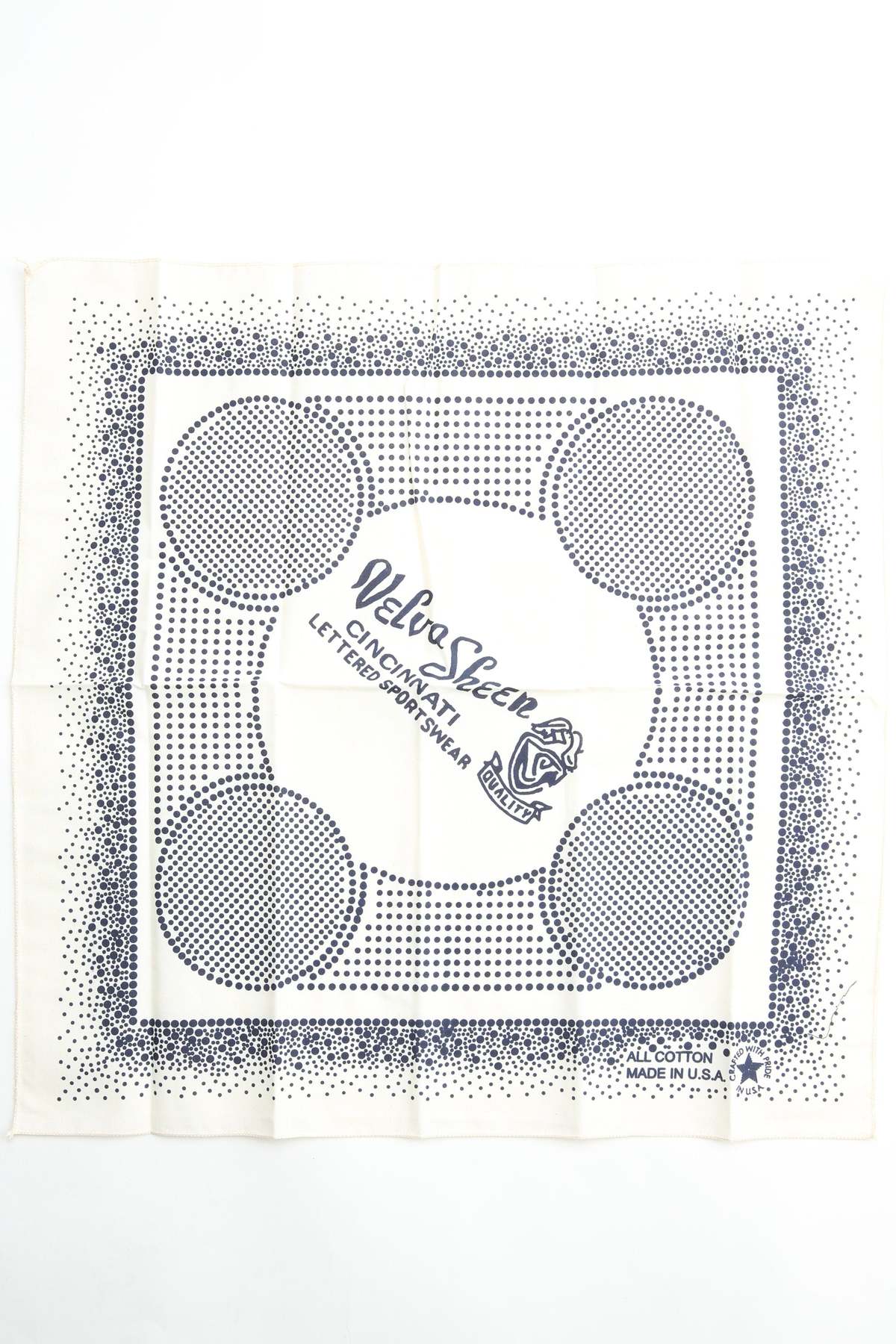 Velva Sheen Dot Bandana - Image 2 of 2