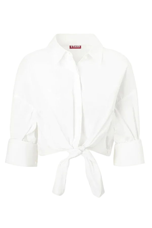 Staud Lisa Top Shirt - White