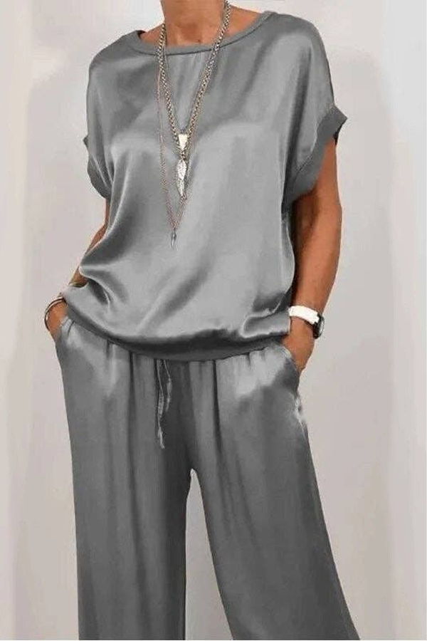 The Collective Park City Silky Wide Leg Pants