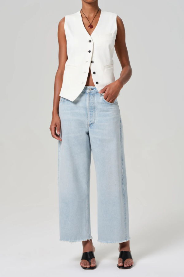 Citizens of Humanity Ayla Raw Hem Crop Jeans
