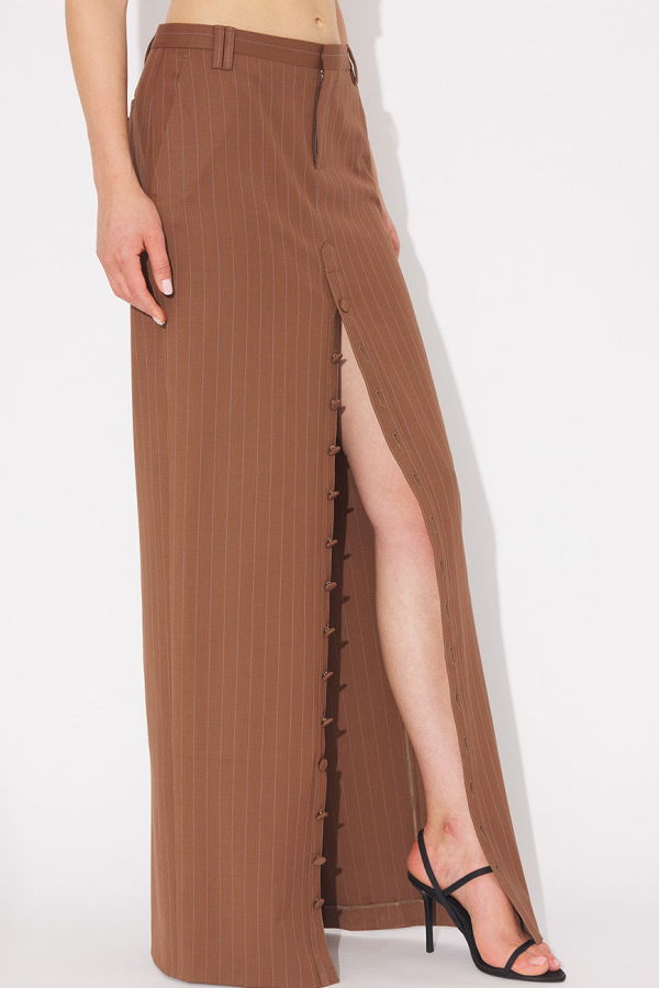 Jean Paul Gaultier Tailoring Pinstripe Skirt