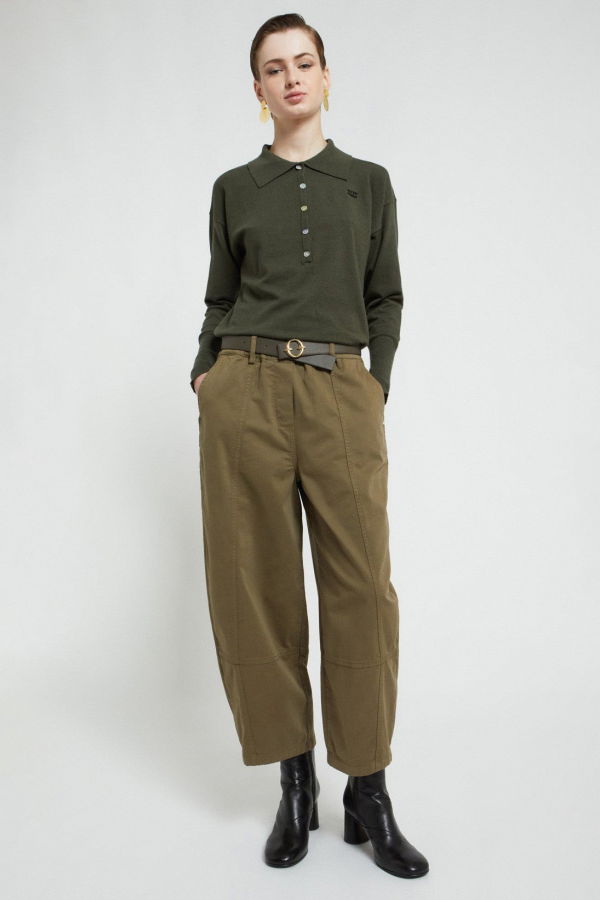 Ottod'Ame Gabardine Balloon Trousers