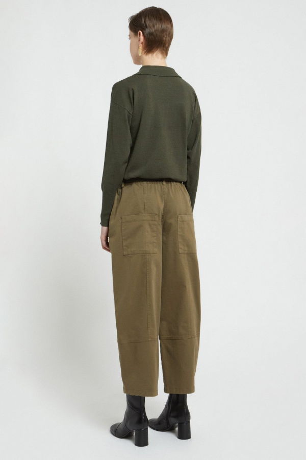 Ottod'Ame Gabardine Balloon Trousers