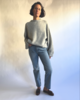 MAMÈNE Boyfriend Sweater - Heather Grey - Thumbnail 2