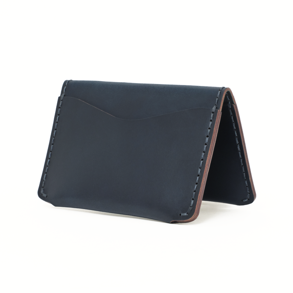 MAKR Horizon Three V2 Wallet - Navy Shell Cordovan